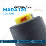 Нитка Gutermann Mara 120 (5000 метров), 1 боб., универсальная | 093 аспидно-серый