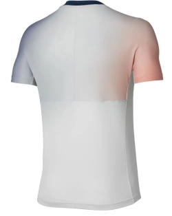 Мужская теннисная футболка Mizuno Tennis Short-Sleeve - cloudscape
