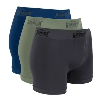 Мужские трусы боксеры Remington, set 3 pieces (синий, зеленый, серый)