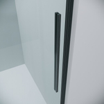 Душевое ограждение Grossman Galaxy 100.K33.01.130.21.00-200.K33.01.100.21.00 (130х100х195) раздвижная,черный матовый,стекло прозрачное,2 места