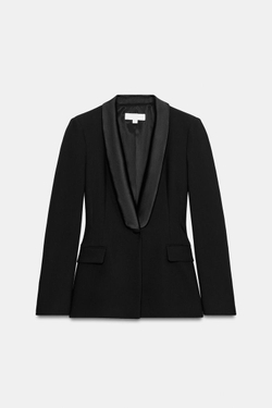 ZARA БЛЕЙЗЕР С ЛАЦКАНАМИ, ЧЕРНЫЙ