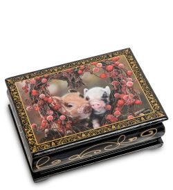 ШК-11/13-A Шкатулка в технике декупаж (8х10х4)