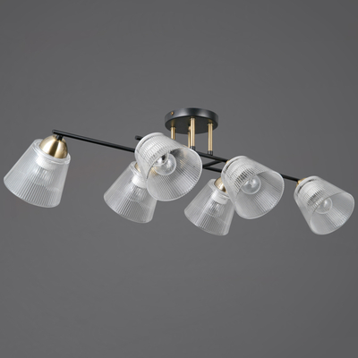 IL0845-6CSQ-25BKAB ELITE светильник потолочный ILLUMICO, E27х6