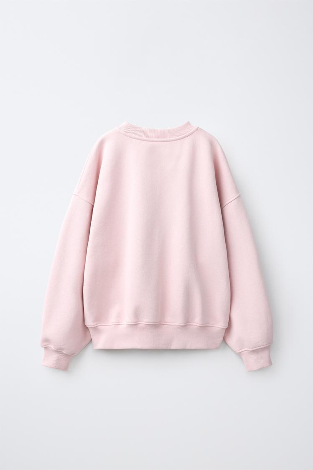 ZARA ТОЛСТОВКА С ПРИНТОМ «ТАКСА», РОЗОВЫЙ