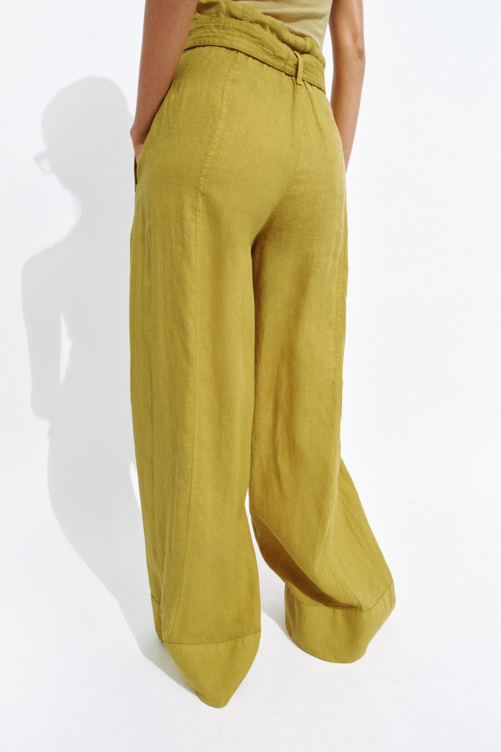 БРЮКИ ИЗ 100% ЛЬНА — ZW COLLECTION — ZARA