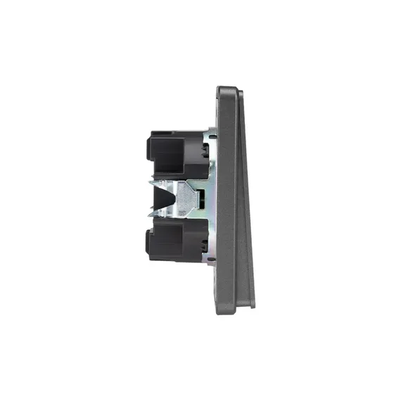 Выключатель трехклавишный KRANZ Miele Round Титан KR-78-0707-2