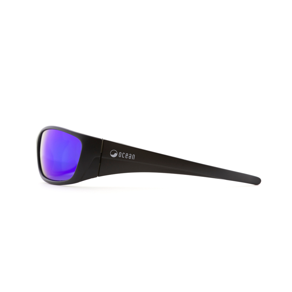 Спортивные очки OCEAN Bermuda Matt Black / Revo Green Polarized lenses