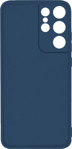 Мягкий Soft Touch чехол из силикона для SAMSUNG GALAXY S21 ULTRA с бархатной подкладкой