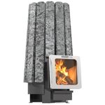 Дровяная банная печь Grill'D Cometa Vega 240 Short Max Stone Pro (Серпентинит)