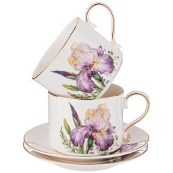 ЧАЙНЫЙ НАБОР LEFARD "IRISES" НА 6 ПЕР. 12 ПР. 300 МЛ (КОР=4НАБ.)