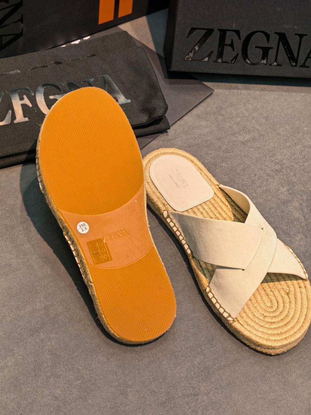 Шлепанцы Zegna