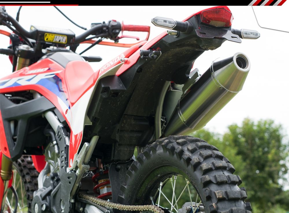 Moto-X Full Exhaust System for Honda CRF300L-RALLY300 (2021). Made in Thailand. V.2