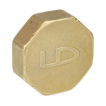 Заглушка латунь Ду 40 (1 1/2") ВР LD LD.65.504.40