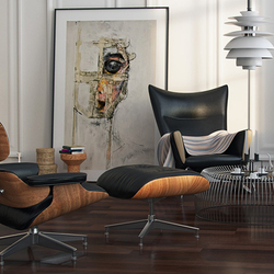 Пуф Roomers Furniture Eames Lounge ec-015/ym20371ash