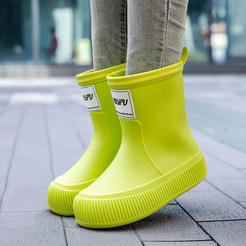 Резиновые сапоги "Waterproof", зеленые