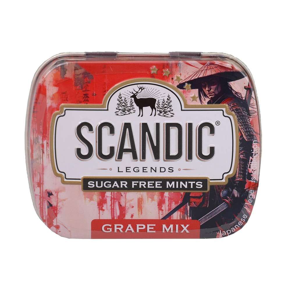 Конфеты SCANDIC без сахара со вкусом Винограда 18шт