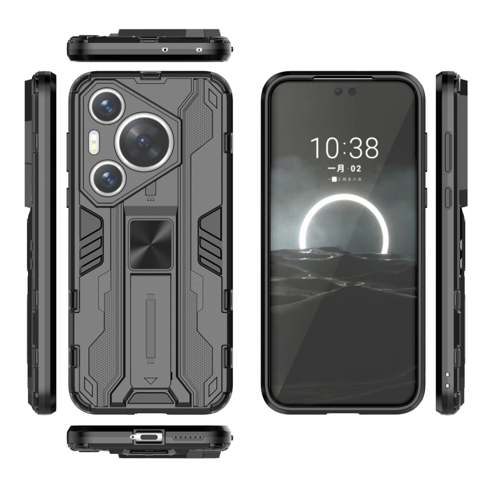 Противоударный чехол с подставкой Transformer для Huawei Pura 70 Pro