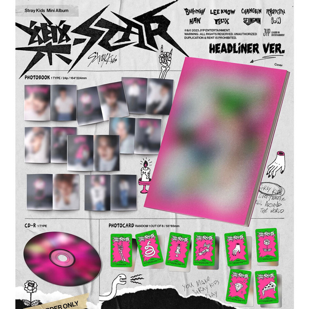 Альбом Stray Kids ROCK-STAR (headliner ver.)