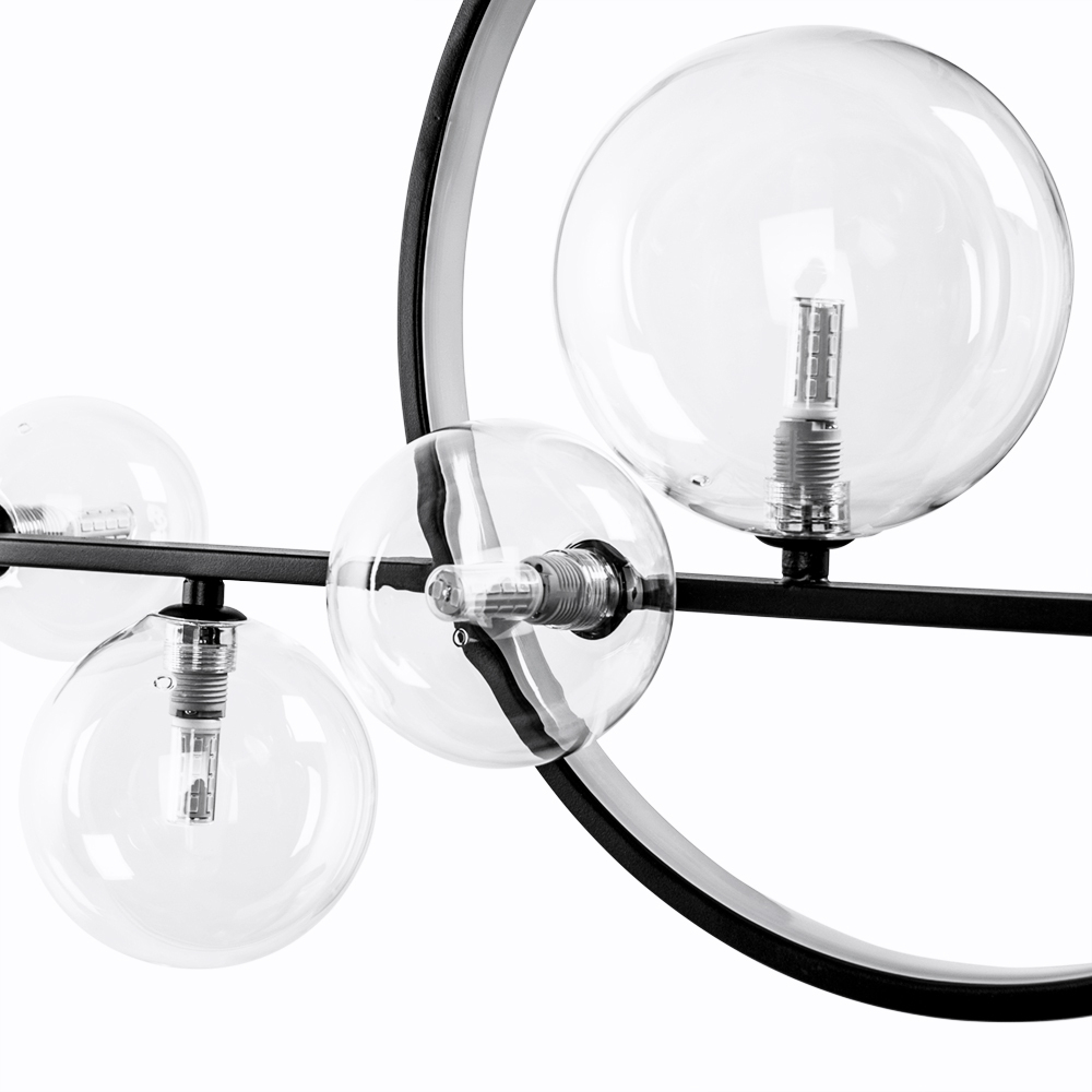 Светильник подвесной Arte Lamp Saturn A7791SP-59BK