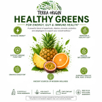 Terra Origin, Healthy Greens, тропическая маракуйя, 319,5 г (11,27 унции)