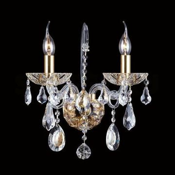 Бра Ice New AP2 золото Crystal Lux