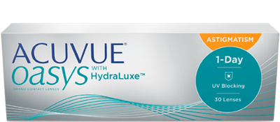 ACUVUE OASYS 1-DAY for ASTIGMATISM Цилиндр -1.25 (Акувью Оазис уан дэй для астигматизма) 30 линз