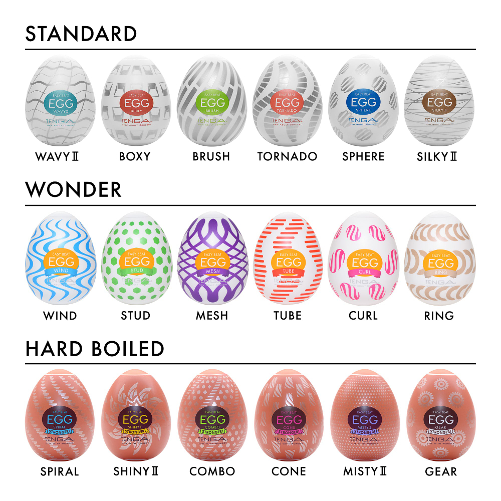 Мастурбатор яйцо TENGA EGG III Boxy