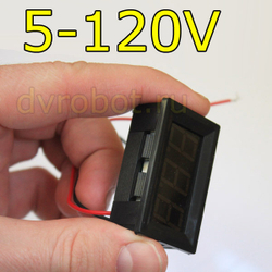 Вольтметр 0.56/DC5-120V/синий