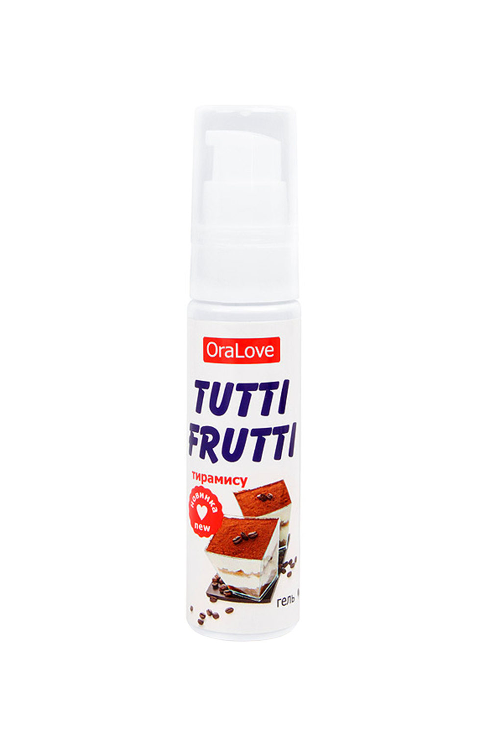 Съедобная гель-смазка Tutti-Frutti тирамису 30 г