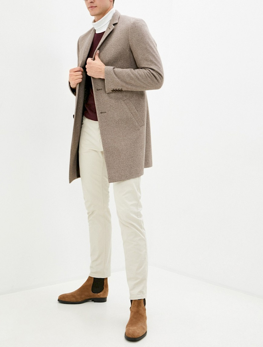 Пальто 106/1 Ф840.2 Slim-Fit