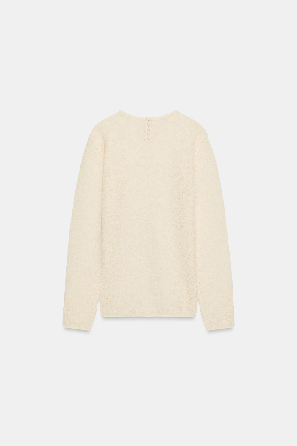 ТРИКОТАЖНЫЙ ТОП С ЦВЕТОЧНЫМ ЖАККАРДОВЫМ УЗОРОМ — ZARA
