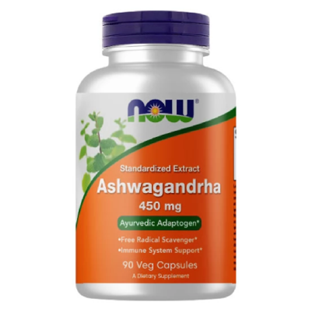 NOW Ashwagandha 450 мг 90 вегетарианских капсул