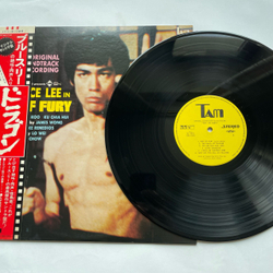 Винтажная виниловая пластинка LP Брюс Ли Кулак Ярости Joseph Koo, Ku Chia Hui Bruce Lee In Fist Of Fury (Япония 1972) (Оби)