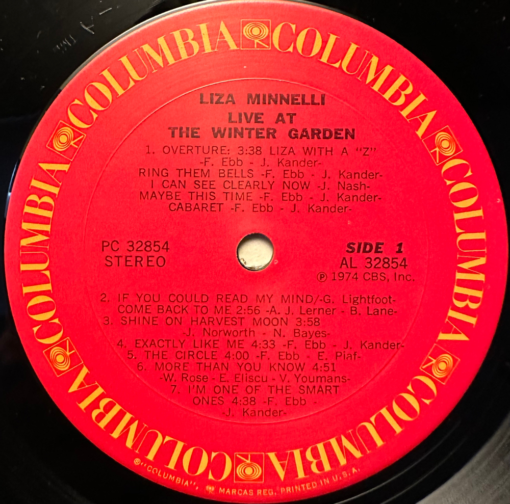 Liza Minnelli - Live At The Winter Garden (США 1974г.)