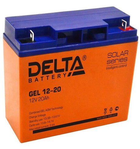 GEL 12-20 Delta Аккумулятор герметичный свинцово-кислотный