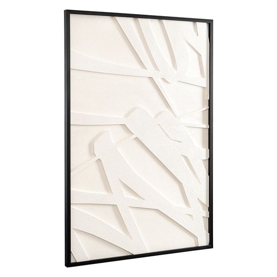 Панно декоративное с эффектом 3d minimalism, с черной рамой, 70х100 см
