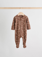 Комбинезон / Слип для малышей Next AW3-055, 4 шт., Коричневый, Молочный