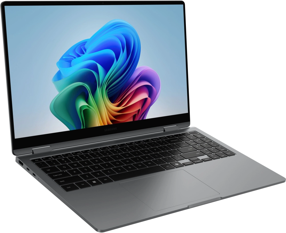 Ноутбук Samsung Galaxy Book 5 360 NP750 Core Ultra 5 226V 16Gb SSD512Gb Intel Arc 130V 15.6" AMOLED Touch FHD (1920x1080) Windows 11 Home grey WiFi BT Cam (NP750QHA-LG1IN)