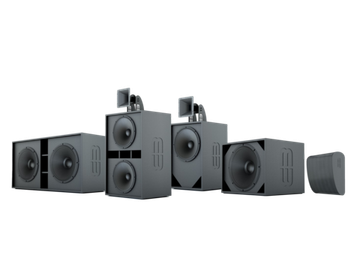 CVGAUDIO Moviematic MMCF115 - двухполосная профессиональная за-экранная акустическая система