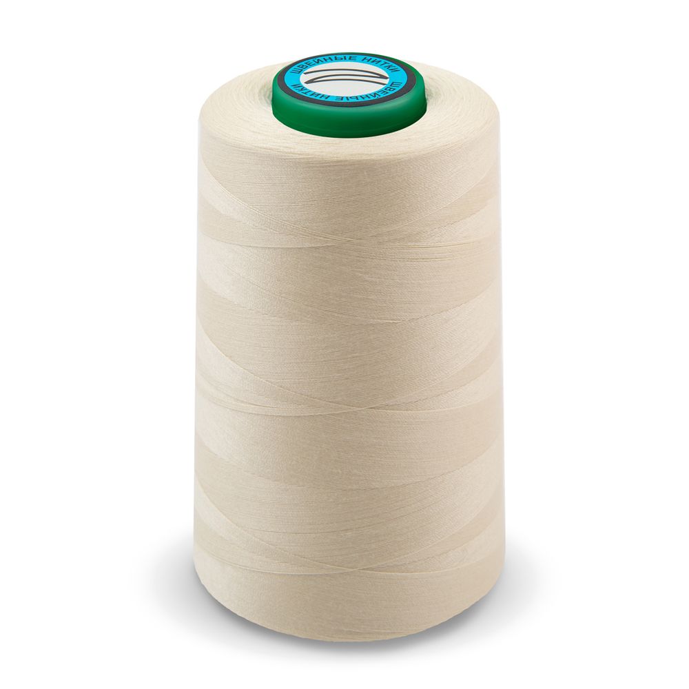 Нитки универсальные Nitka 40/2, 4570 м (5000 ярд) / 1 кат., 128 кремовый