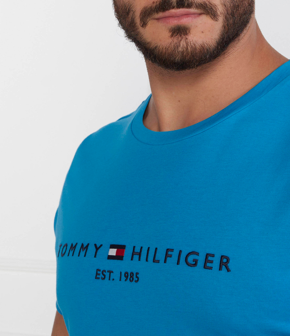 Футболка Tommy Hilfiger - голубой(MW0MW11797)