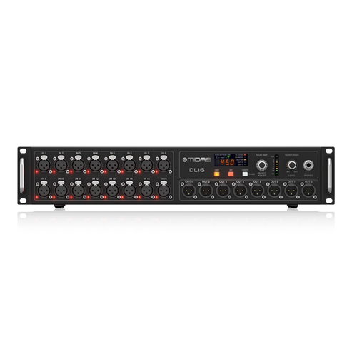 MIDAS DL16 - стейдж-бокс, 16 мик/лин входов, 8 лин выходов XLR, 2 x AES50, ULTRANET, 2 x ADAT, 2U