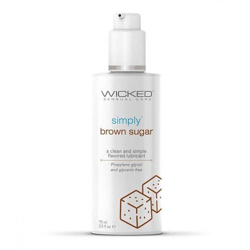 Гель-лубрикант на водной основе с ароматом коричневого сахара Wicked Simply Brown Sugar 70мл