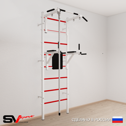 Шведская стенка Sv Sport усиленная 670 (Турник стандарт/Брусья/Канат)