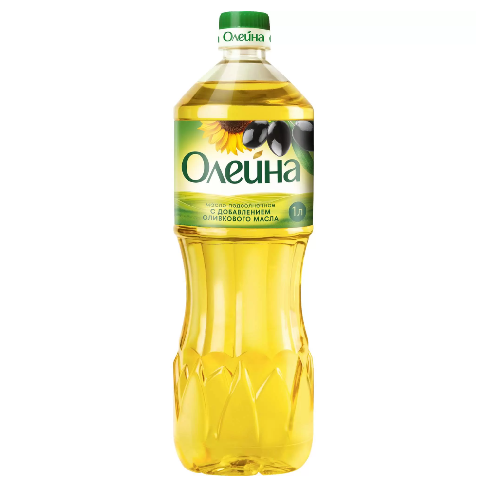 Масло подсолнечное Олейна Оливковое 1 л