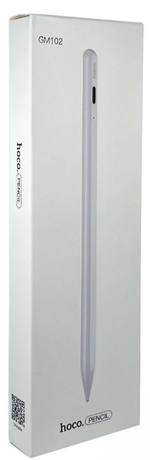 Стилус hoco GM102 Smooth series active anti-mistake touch capacitive pen for iPAD белый