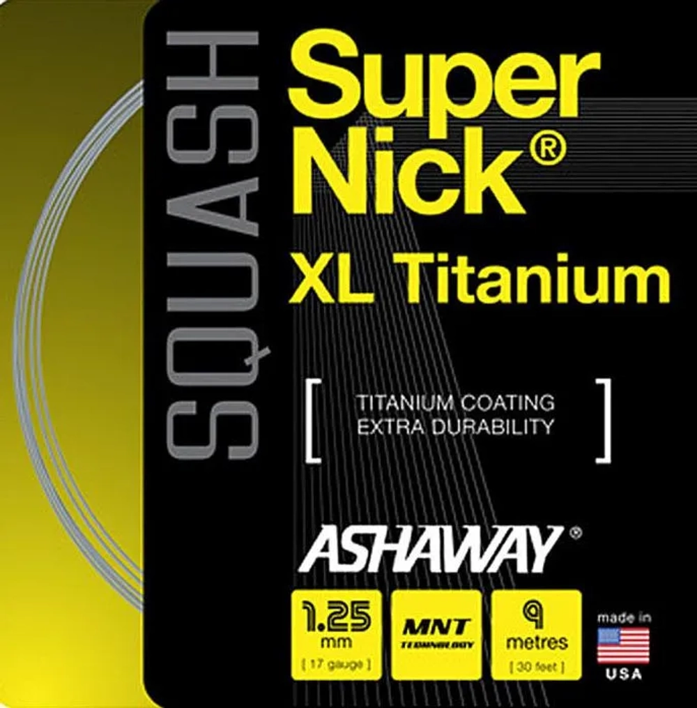 Струны для сквоша Ashaway SuperNick XL Titanium