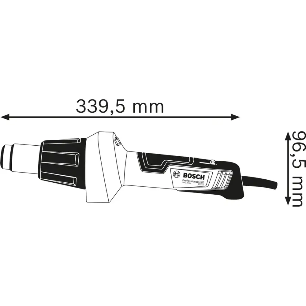Пистолет горячего воздуха GHG 20-60 BOSCH 06012A6400