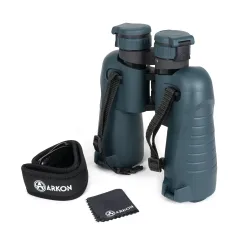 Призменный бинокль ARKON 10x50 / АРКОН 10 50 - комплектация с ремнем и салфеткой для оптики