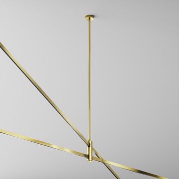 Крепление потолочное Long двойное 700 мм 24V TRA159C-D1-BS латунь Flarity Maytoni